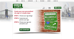 Desktop Screenshot of citylimitsigns.com